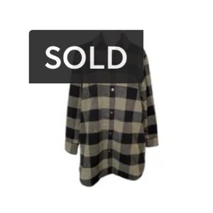 Eldridge Oversized Buffalo Plaid Shirt Jacket